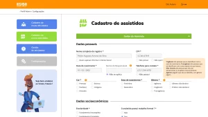 Cadastro digital de assistidos